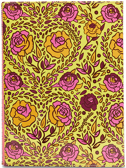 FLORAL AND COLORFUL NOTEBOOK CALLED "MILLIE NOTEBOOK COVER"