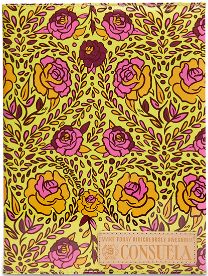 FLORAL AND COLORFUL NOTEBOOK CALLED "MILLIE NOTEBOOK COVER"