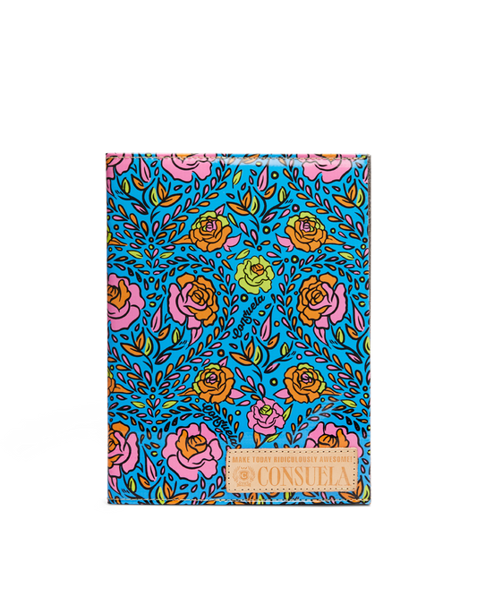 CONSUELA COLORFUL FLORAL PRINT "MANDY NOTEBOOK COVER"