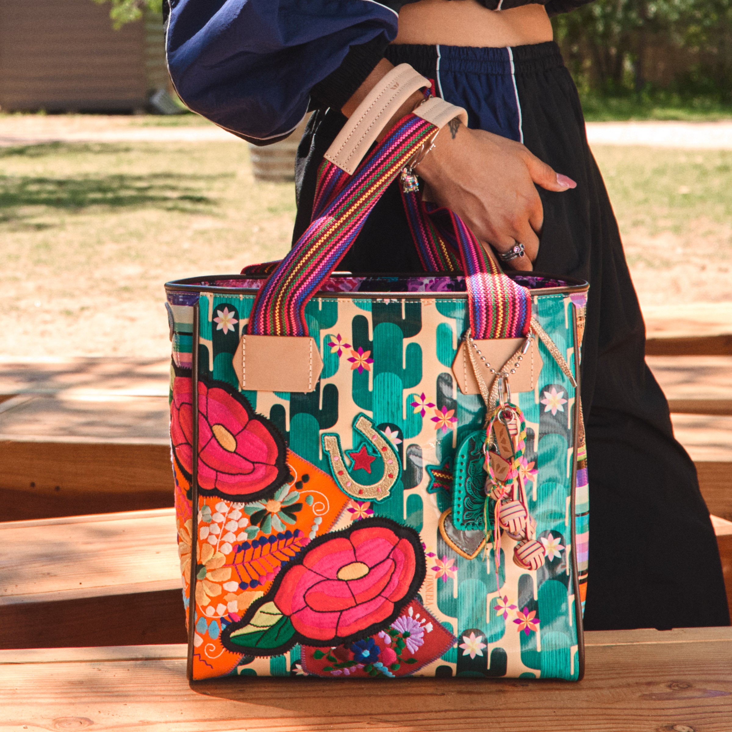 dezzio classic functional beach tote travel bag Dezi Classic Tote | Consuela Totes & Accessories