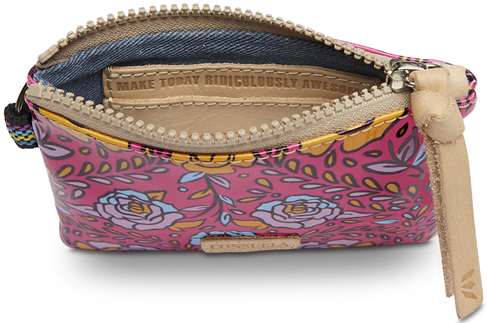 COLORFUL FLORAL WALLET CALLED "MOLLY POUCH"