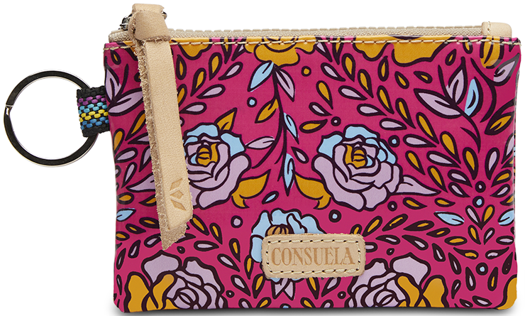 COLORFUL FLORAL WALLET CALLED "MOLLY POUCH"