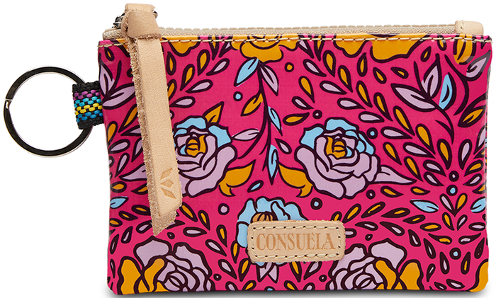 COLORFUL FLORAL WALLET CALLED "MOLLY POUCH"