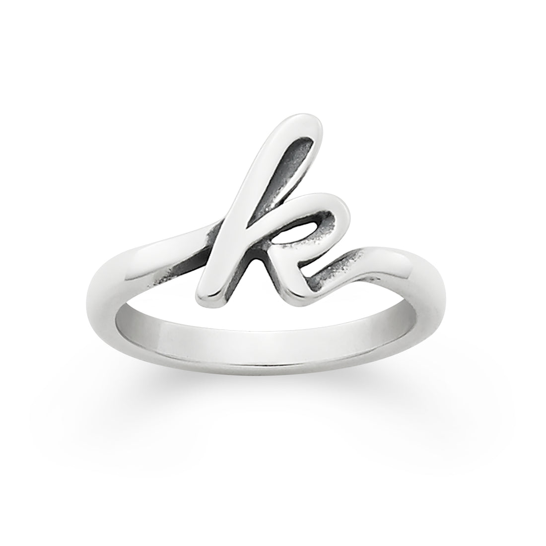Script Initial 'K' Ring – Consuela