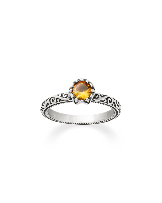Cherished Birthstone Ring with Citrine
