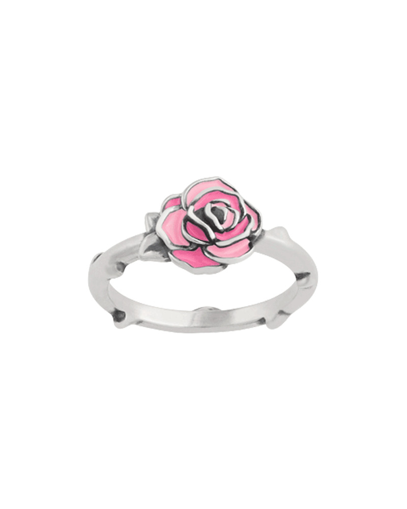 Enamel Consuela Pink Rose Ring