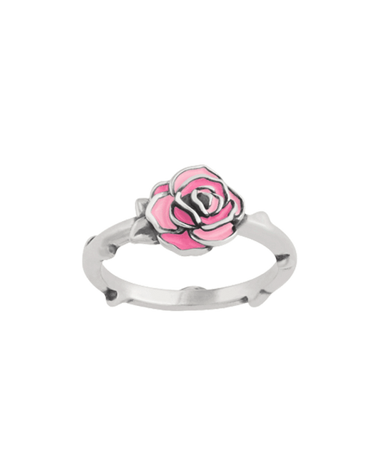 Enamel Consuela Pink Rose Ring