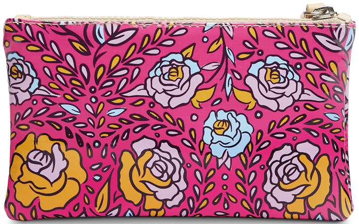 COLORFUL FLORAL WALLET CALLED "MOLLY SLIM WALLET"