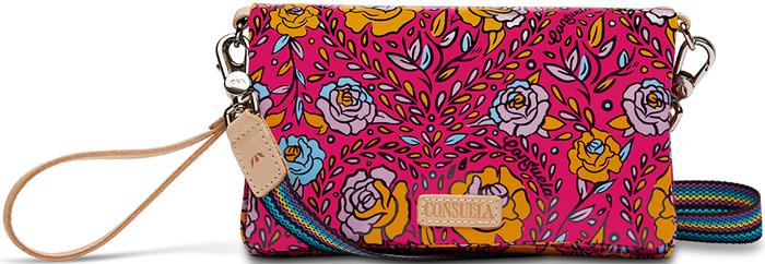 COLORFUL FLORAL CROSSBODY BAG CALLED "MOLLY UPTOWN CROSSBODY"