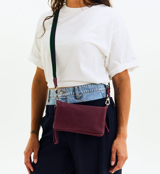 Plum Uptown Crossbody