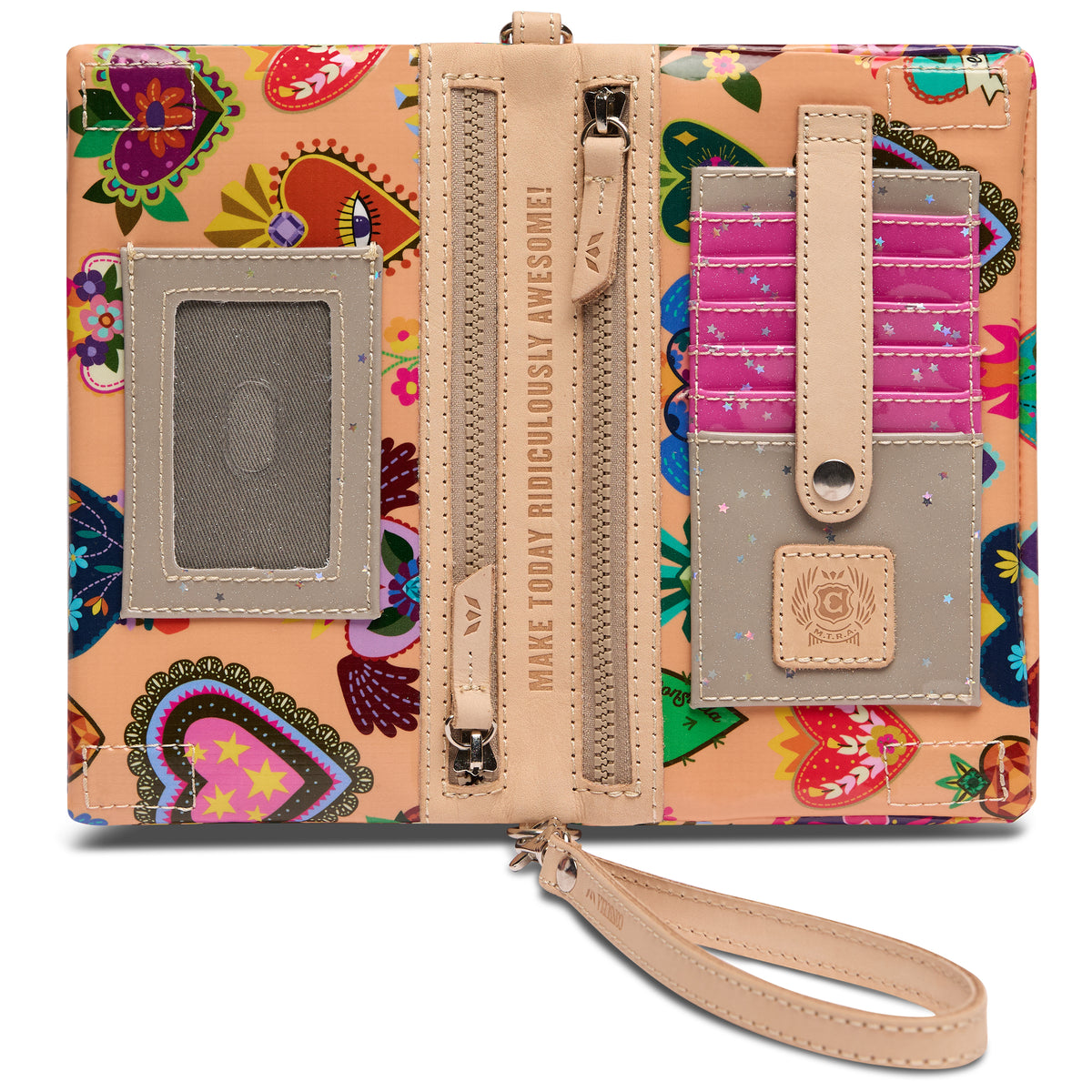 Peach Uptown Crossbody