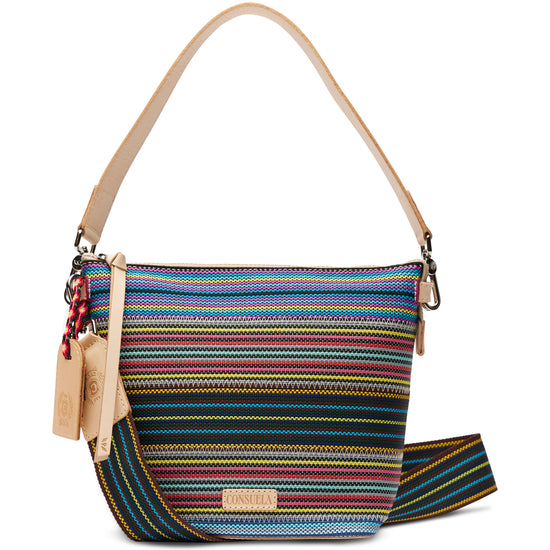 Consuela Colorful Crossbody Purse Wedge Bag