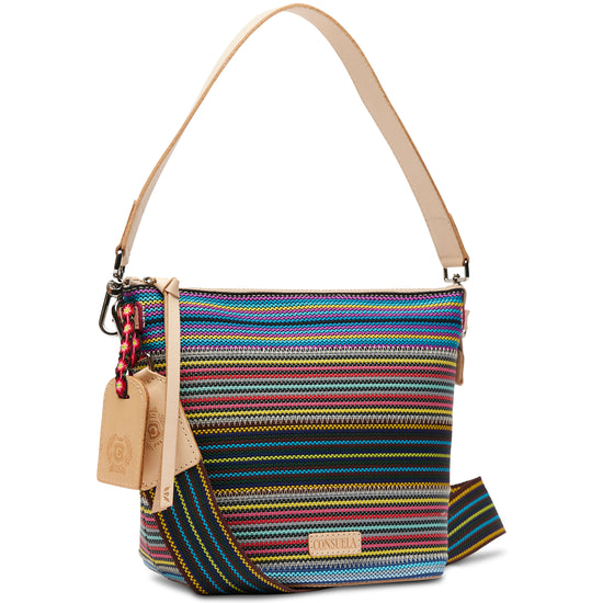 Consuela Colorful Crossbody Purse Wedge Bag