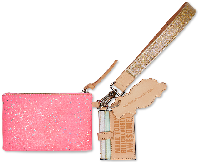 CONSUELA COLORFUL WRISTLET WALLET "SUMMER COMBI"