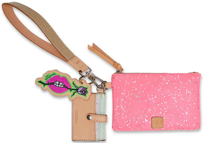 CONSUELA COLORFUL WRISTLET WALLET "SUMMER COMBI"