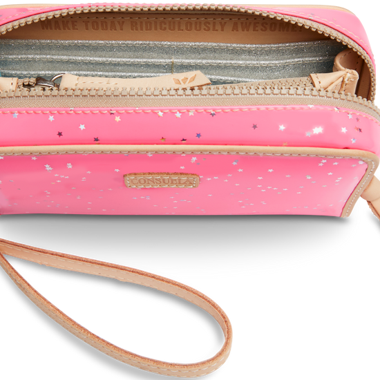 COLORFUL WALLET CALLED "SHINE WRISTLET WALLET"