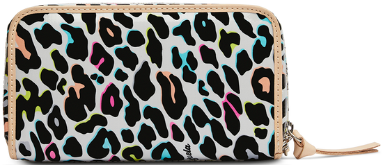 CONSUELA COLORFUL ANIMAL PRINT WALLET "COCO WRISTLET WALLET"
