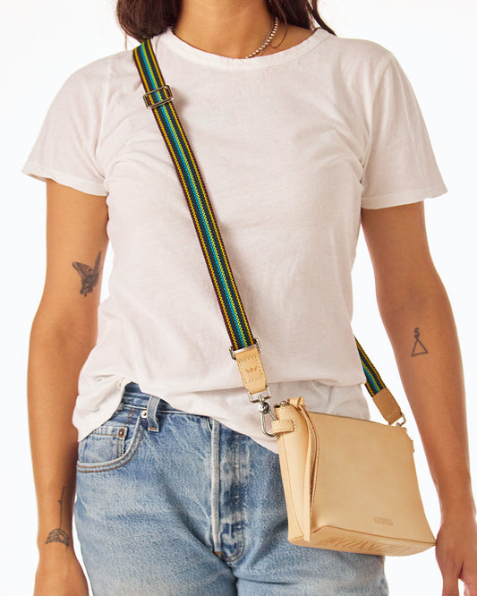 Kiwi Slim Webbing Crossbody Strap