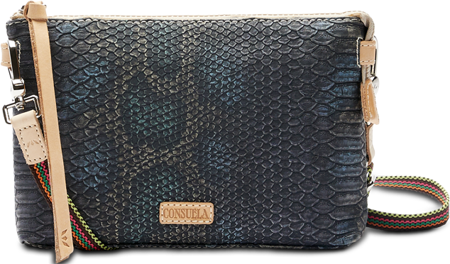 CONSUELA ANIMAL PRINT CROSSBODY BAG CALLED "RATTLER MIDTOWN CROSSBODY"