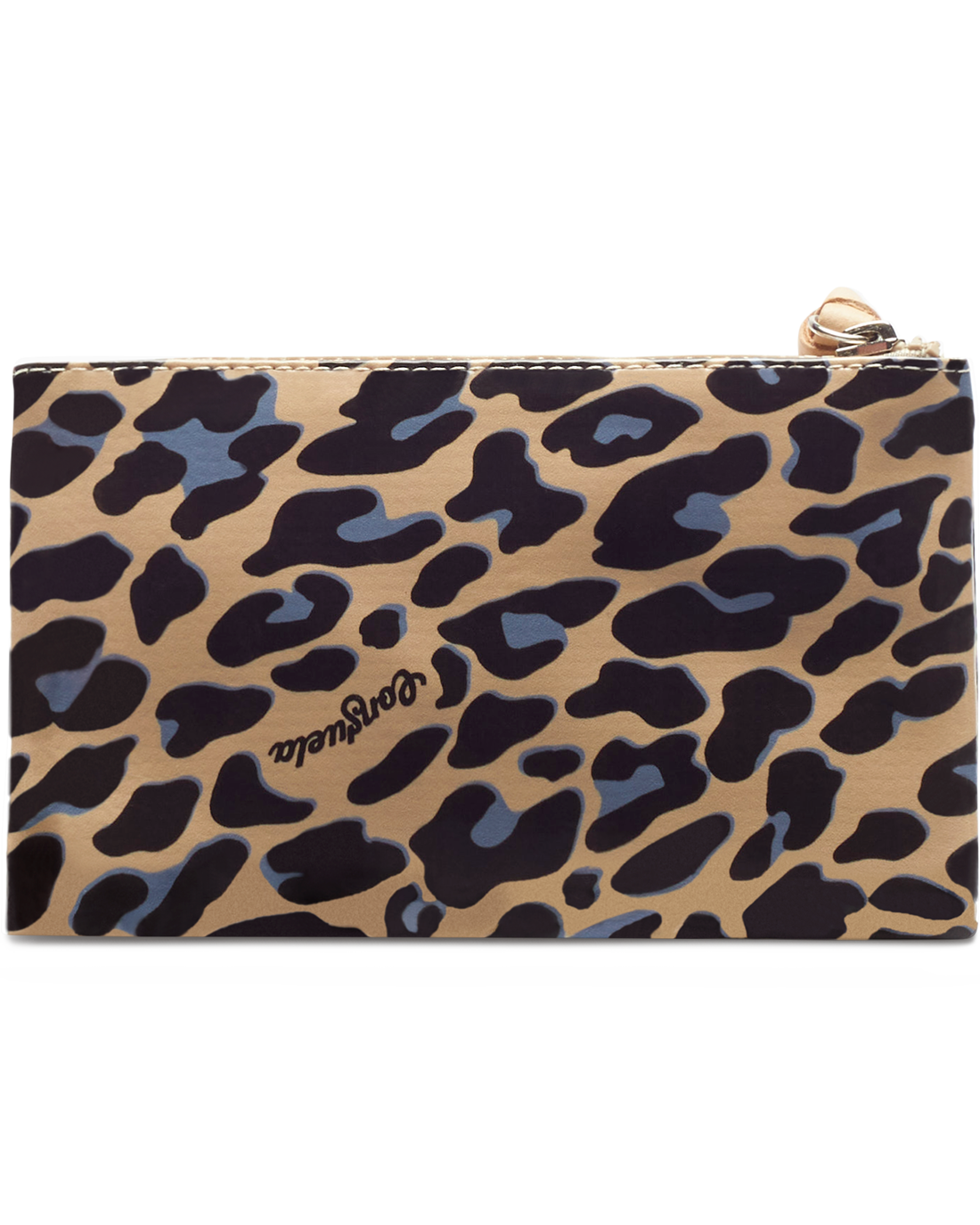 COLORFUL ANIMAL PRINT WALLET CALLED "BLUE JAG SLIM WALLET"