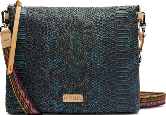 CONSUELA ANIMAL PRINT CROSSBODY BAG CALLED "RATTLER DOWNTOWN CROSSBODY"