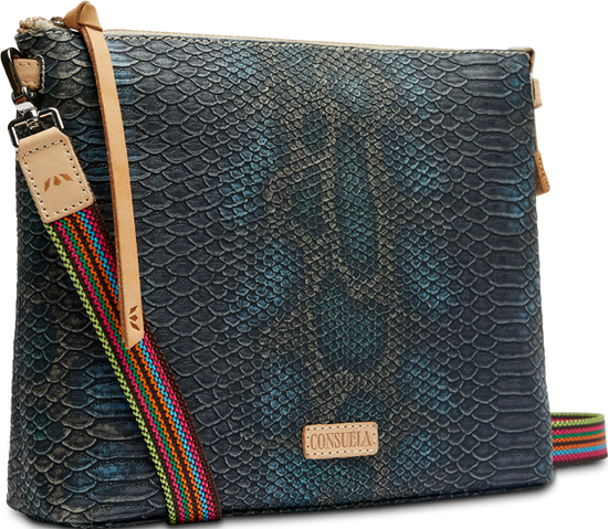 CONSUELA ANIMAL PRINT CROSSBODY BAG CALLED "RATTLER DOWNTOWN CROSSBODY"