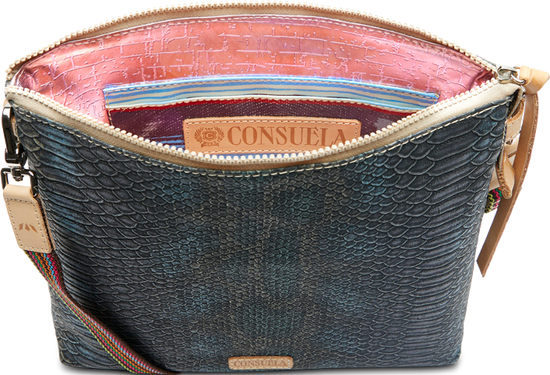 CONSUELA ANIMAL PRINT CROSSBODY BAG CALLED "RATTLER DOWNTOWN CROSSBODY"