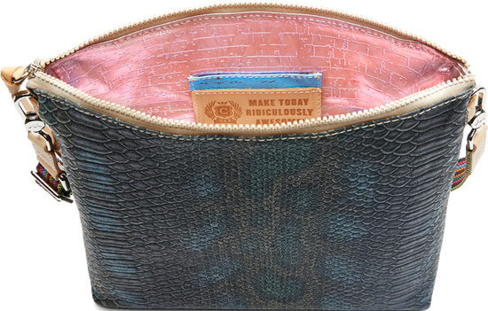 CONSUELA ANIMAL PRINT CROSSBODY BAG CALLED "RATTLER DOWNTOWN CROSSBODY"
