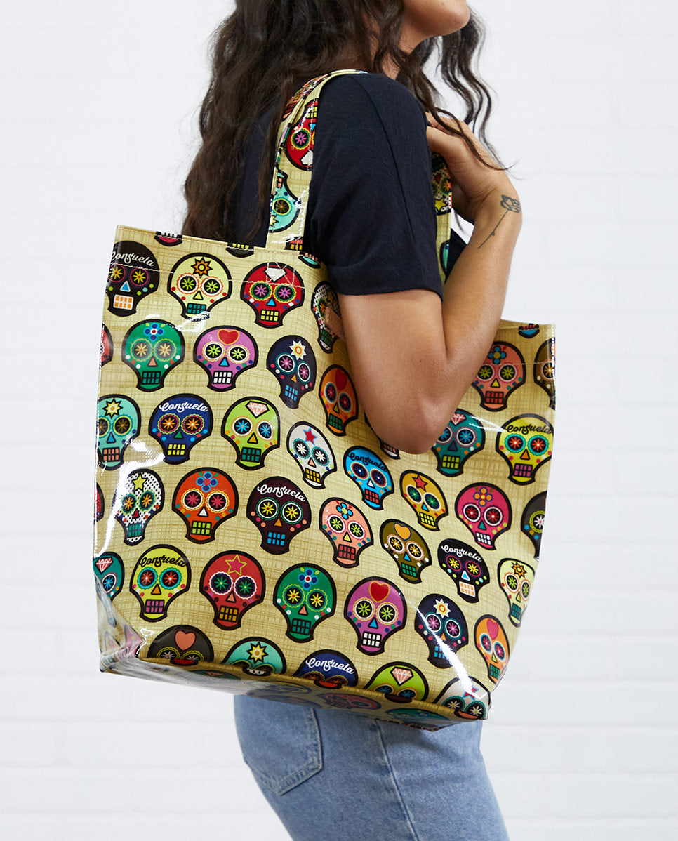 Consuela sugar skull outlet tote