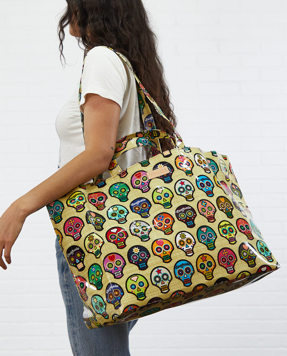 Consuela sugar skull outlet tote