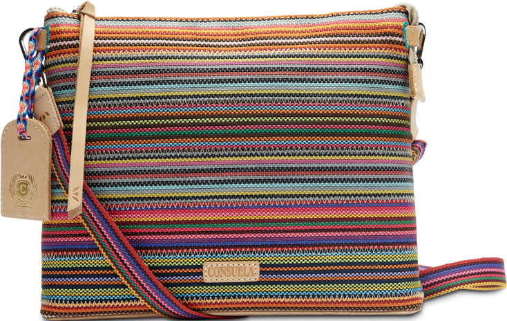 CONSUELA COLORFUL CROSSBODY BAG CALLED "ALE DOWNTOWN CROSSBODY"