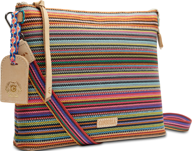 CONSUELA COLORFUL CROSSBODY BAG CALLED "ALE DOWNTOWN CROSSBODY"