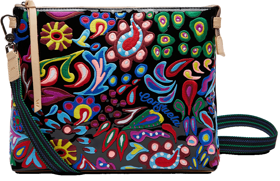 Mack Embroidered Downtown Crossbody