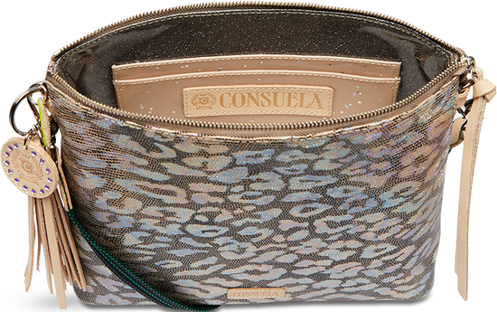 CONSUELA COLORFUL LEATHER CROSSBODY BAG CALLED "IRIS DOWNTOWN CROSSBODY"