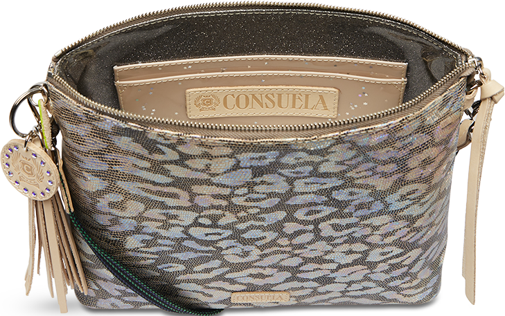 CONSUELA COLORFUL LEATHER CROSSBODY BAG CALLED "IRIS DOWNTOWN CROSSBODY"