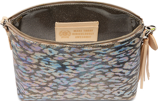 CONSUELA COLORFUL LEATHER CROSSBODY BAG CALLED "IRIS DOWNTOWN CROSSBODY"