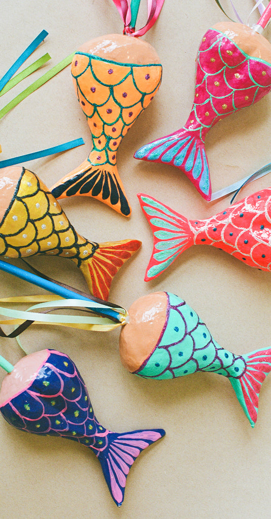 Pink Mermaid Tail Shaker