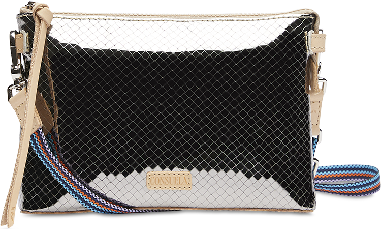 CONSUELA SILVER CROSSBODY BAG CALLED "KYLE MIDTOWN CROSSBODY"