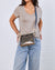 CONSUELA SILVER CROSSBODY BAG CALLED 