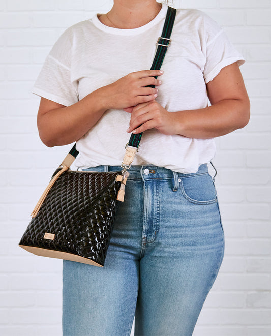 CONSUELA BLACK CROSSBODY BAG CALLED "JAX DOWNTOWN CROSSBODY"