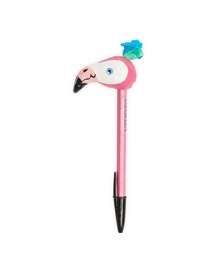 Teal Flamingo Pen