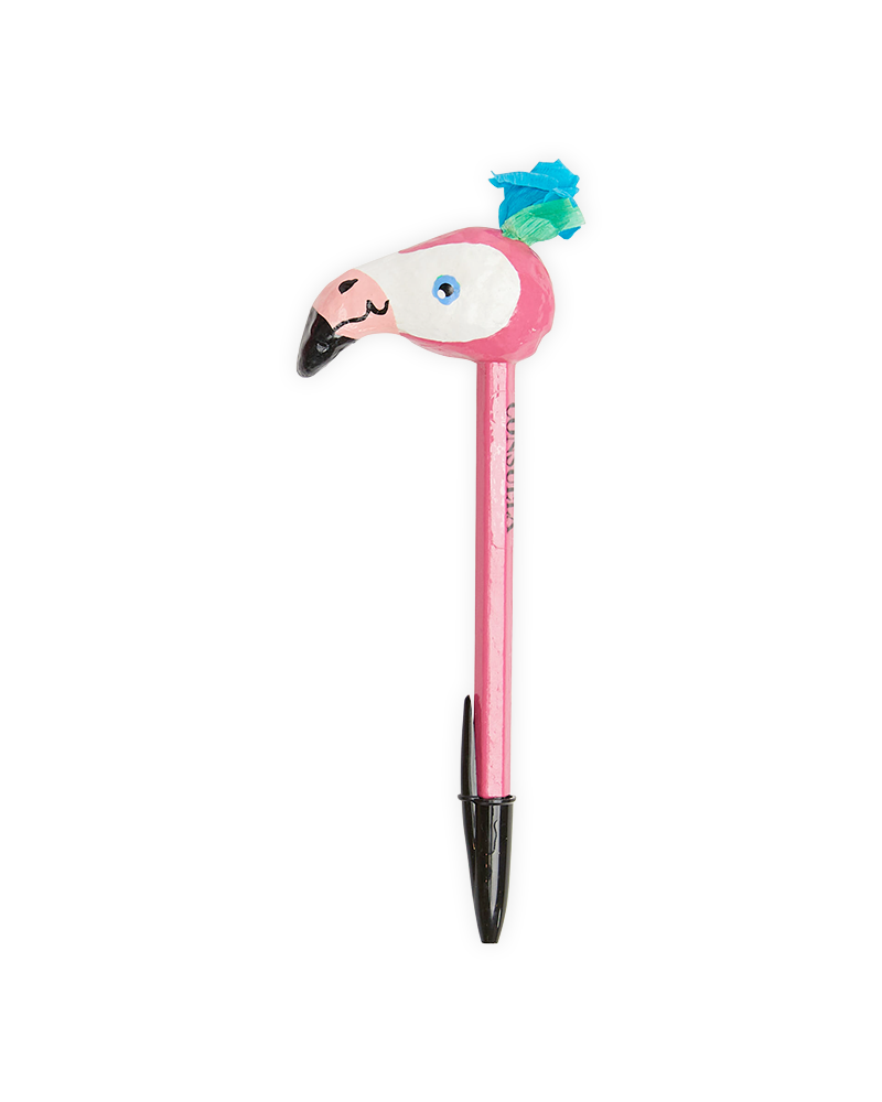 Teal Flamingo Pen