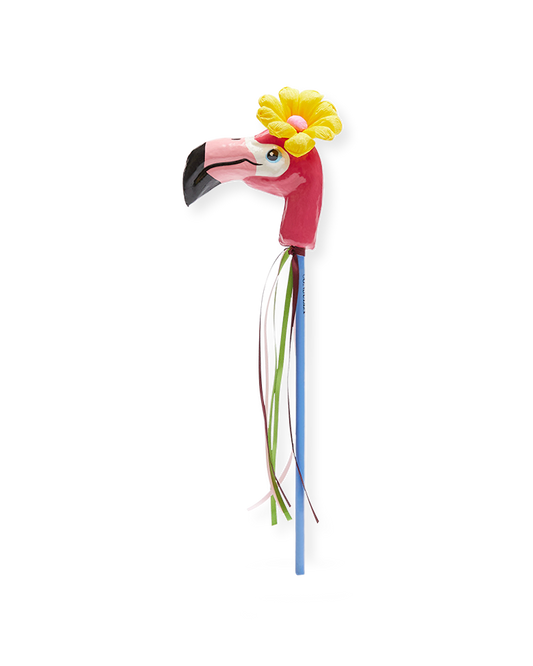 Yellow Flamingo Shaker