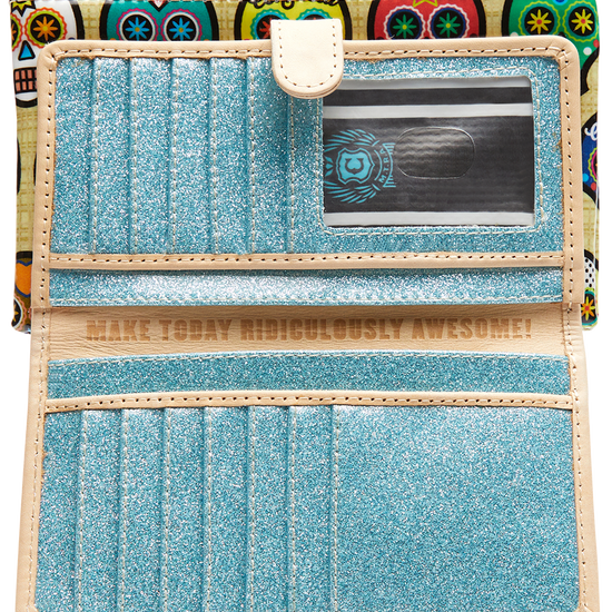 COLORFUL SUGAR SKULLS WALLET CALLED "SUG SLIM WALLET"
