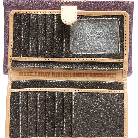 CONSUELA COLORFUL WALLET CALLED "LYNDZ SLIM WALLET"