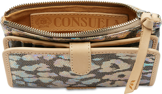 CONSUELA COLORFUL LEATHER WALLET CALLED "IRIS SLIM WALLET"