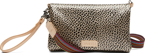 CONSUELA ANIMAL PRINT CROSSBODY BAG CALLED "WESLEY UPTOWN CROSSBODY"