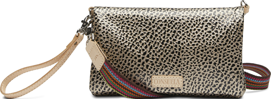 CONSUELA ANIMAL PRINT CROSSBODY BAG CALLED "WESLEY UPTOWN CROSSBODY"