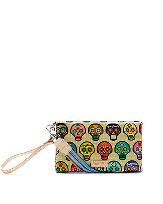 CONSUELA SUGAR SKULLS PRINTED CROSSBODY BAG CALLED "SUG UPTOWN CROSSBODY"