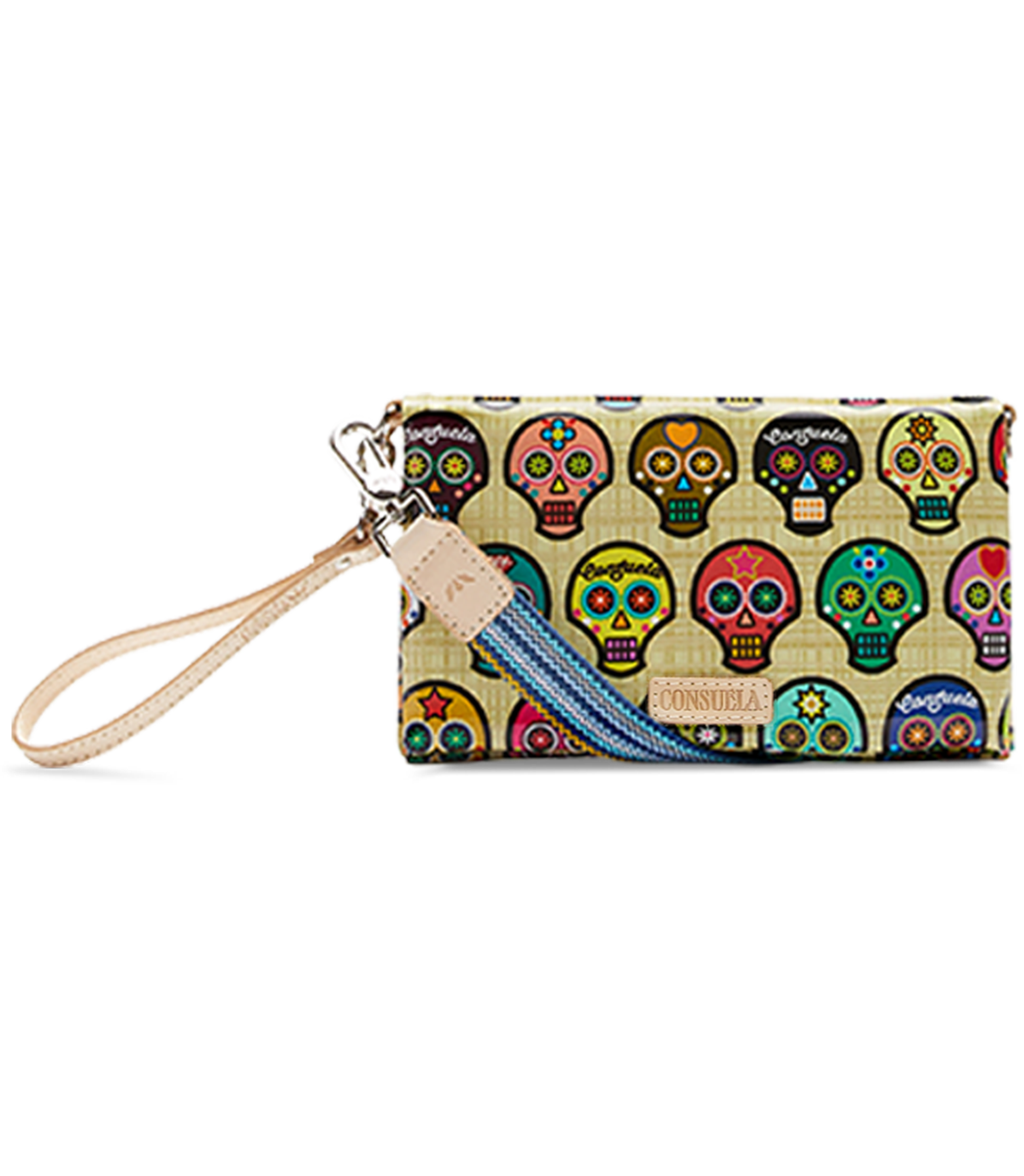 CONSUELA SUGAR SKULLS PRINTED CROSSBODY BAG CALLED "SUG UPTOWN CROSSBODY"